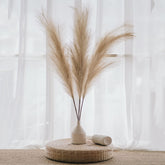 Faux Pampas Grass Large-3 Stems-45 inches | Yedwo Home